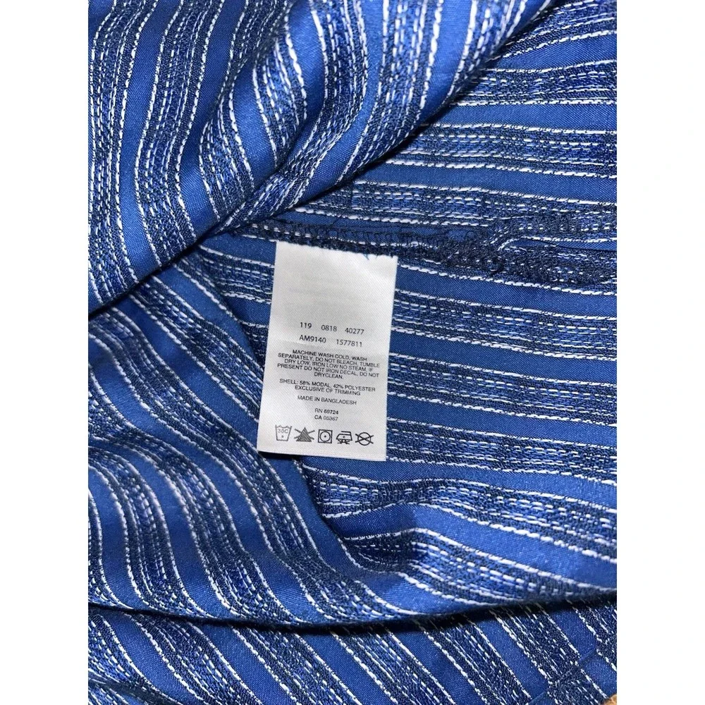 Columbia Mens Declination Trail II  Button Up Short Sleeve‎ Outdoor Blue Size XL